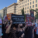 Protesters near the White House on June 2.